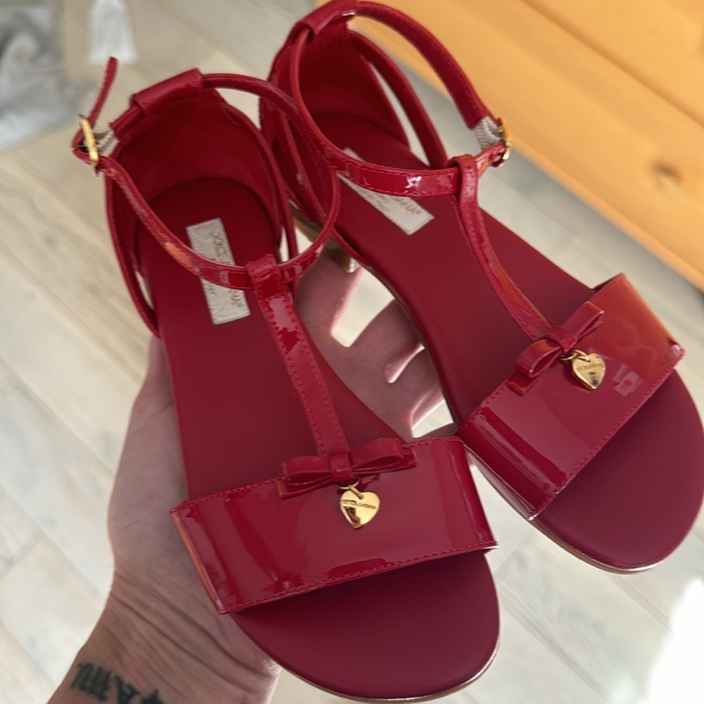 Red Dolce Gabbana Sandals